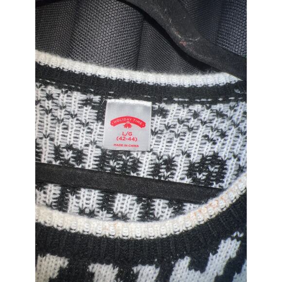 Ugly Christmas Sweater Xmas Size Large Llama - Picture 2 of 3